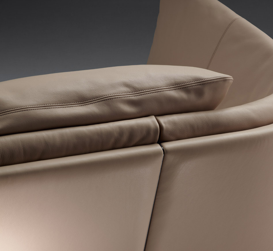 Poltrona Frau Bretagne Sofa Leather Color System