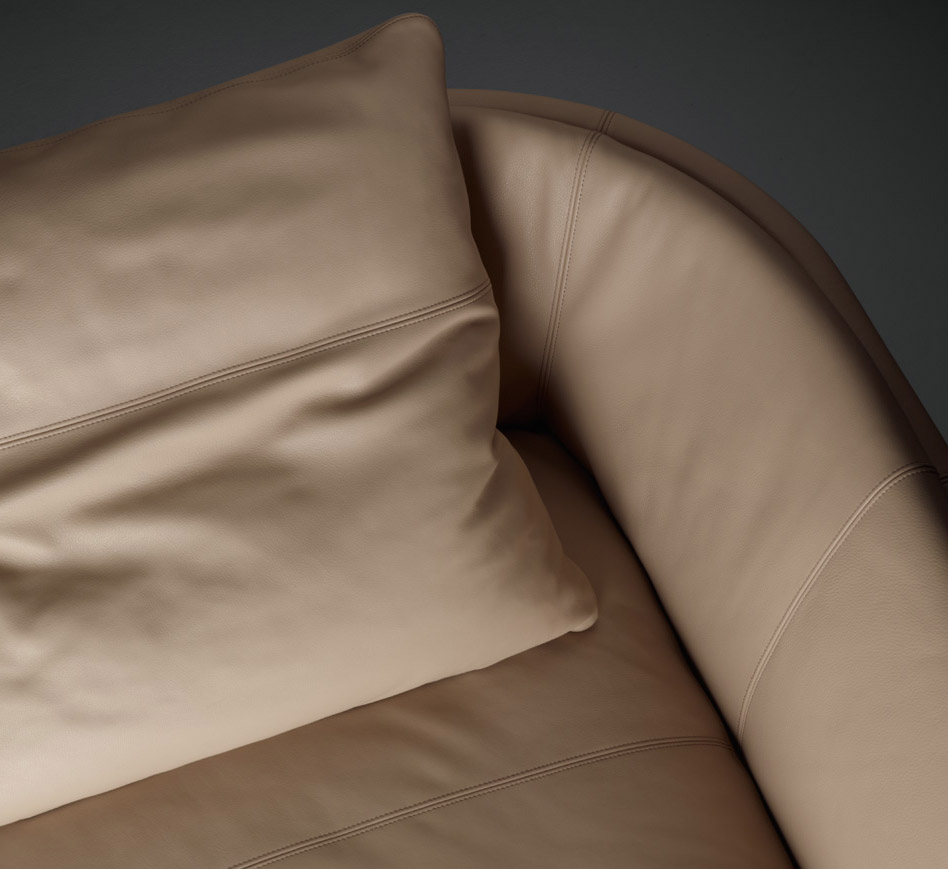 Poltrona Frau Bretagne Sofa Leather Color System