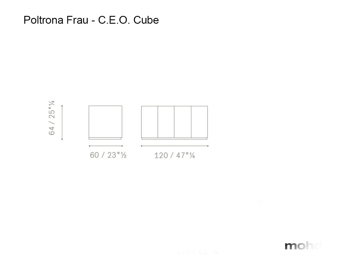 Poltrona Frau C E O Cube Cabinet