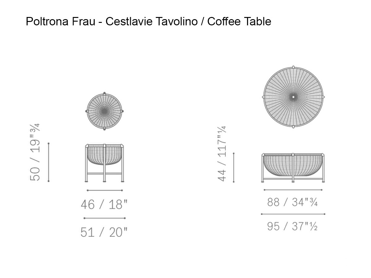 Poltrona Frau Cestlavie Outdoor Small Table With Storage
