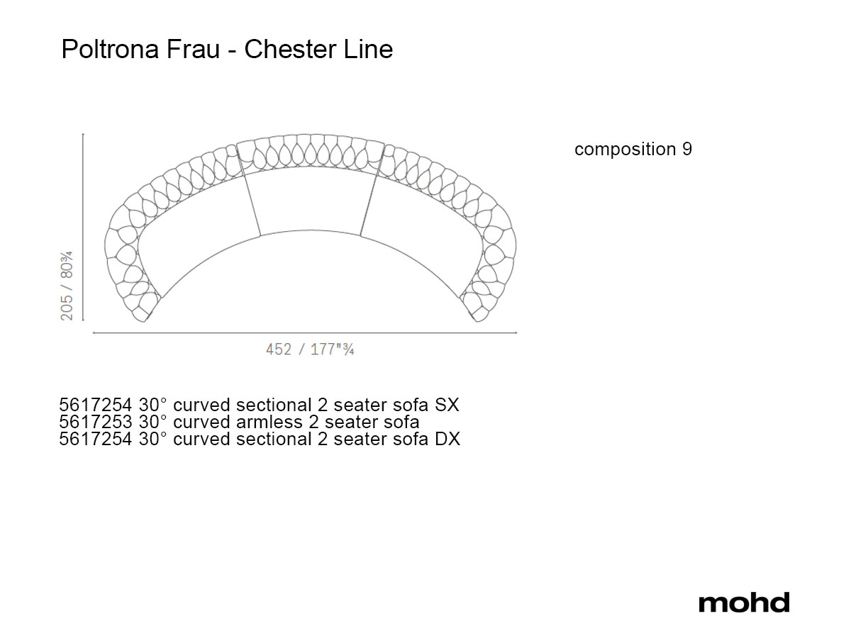 Диван Poltrona Frau Chester Line, модульный
