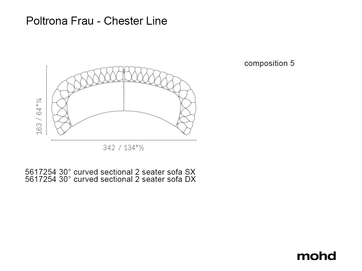 Диван Poltrona Frau Chester Line, модульный