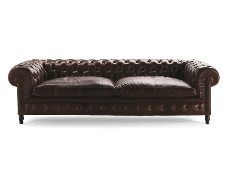 Poltrona Frau Chester One 4 Seater Sofa Leather Soul Ray