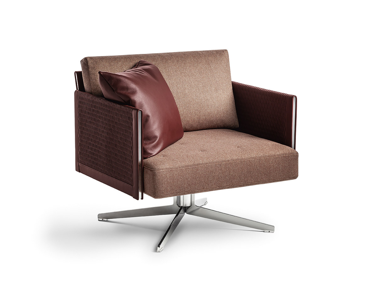 Poltrona Frau Clayton Swivel Armchair