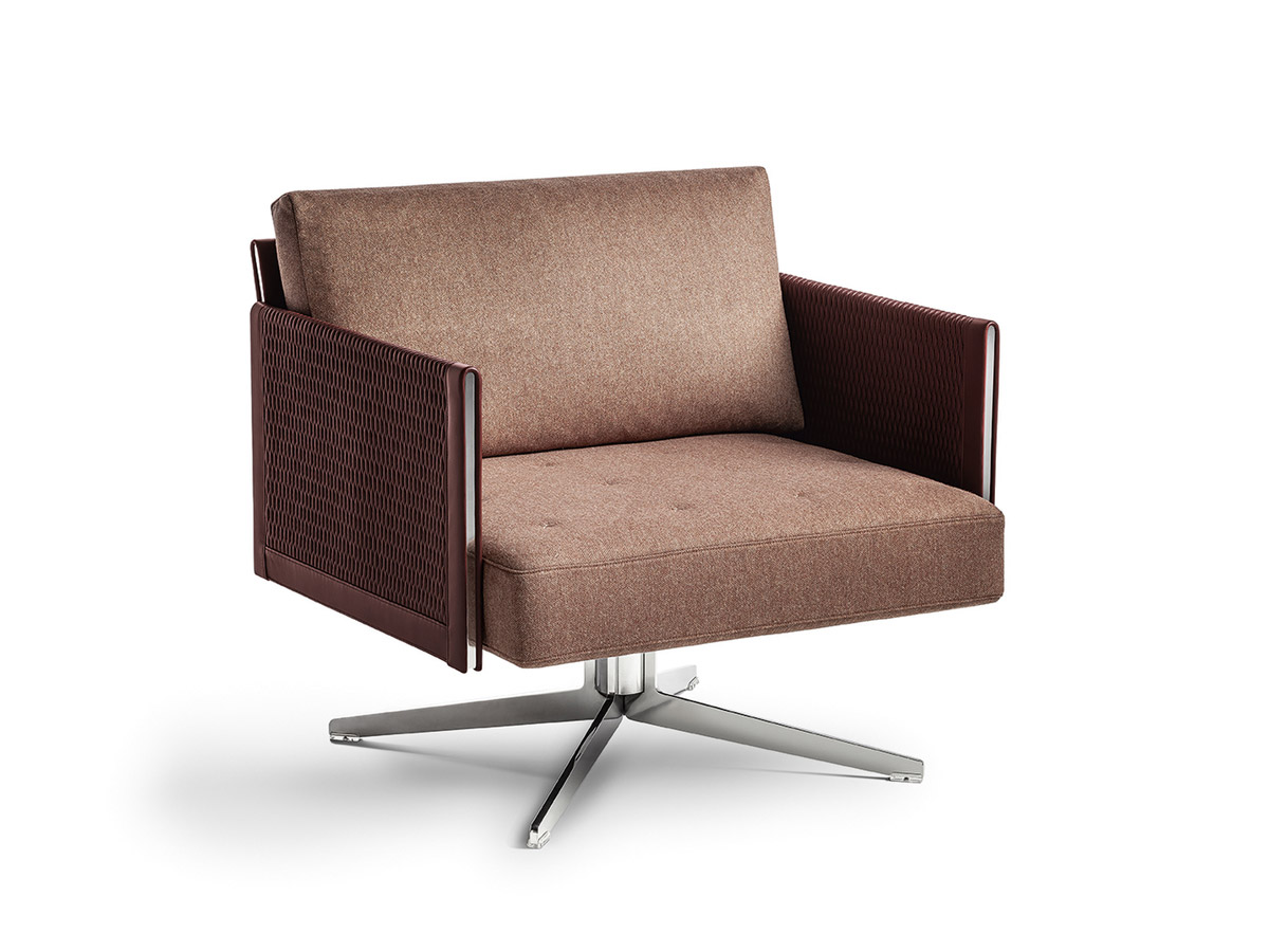 Poltrona Frau Clayton Swivel Armchair