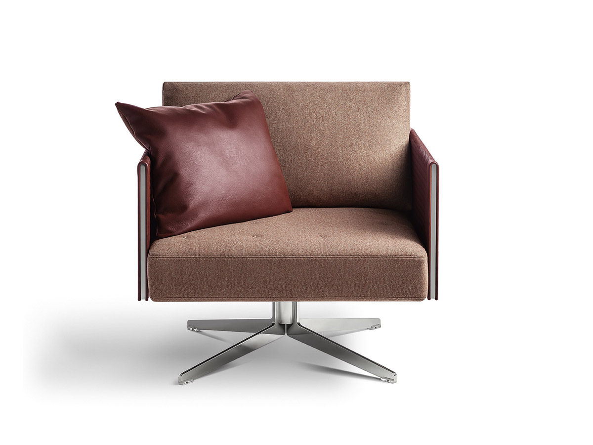 Poltrona Frau Clayton Swivel Armchair
