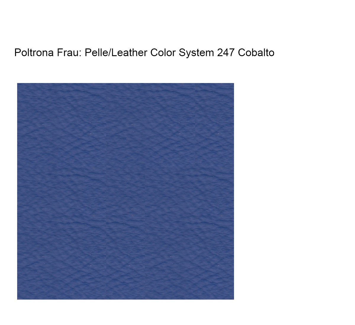 Poltrona Frau Club Armchair Leather Sc 247 Cobalto