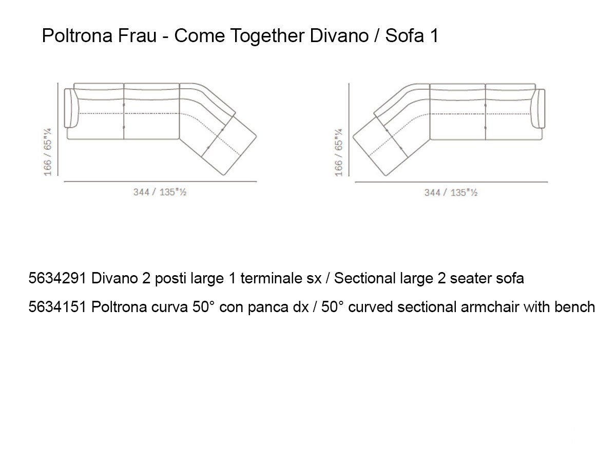 Poltrona Frau Come Together Modular Sofa