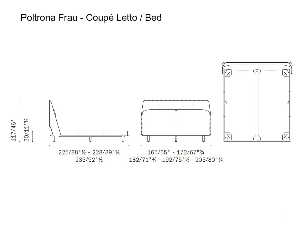 Poltrona Frau Coupe Bed