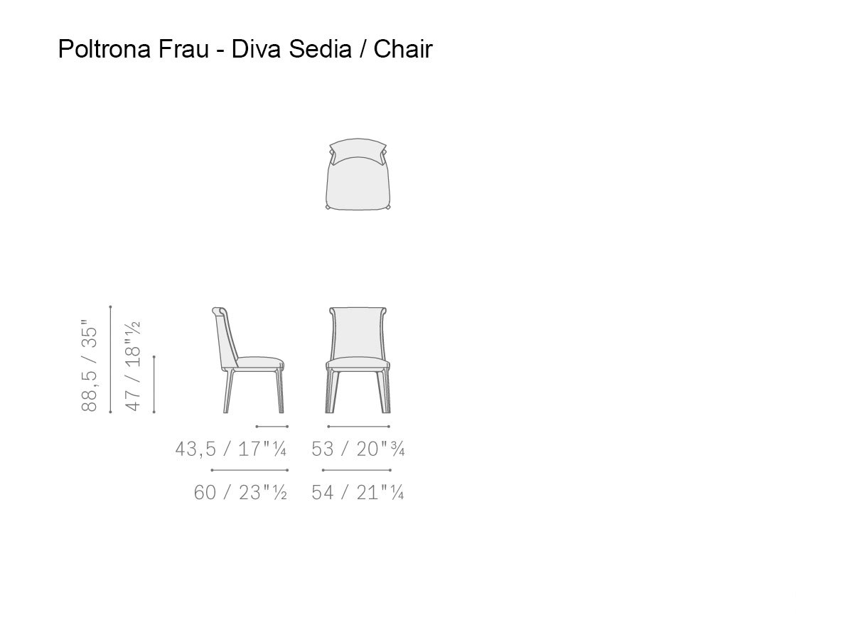 Poltrona Frau Diva Chair