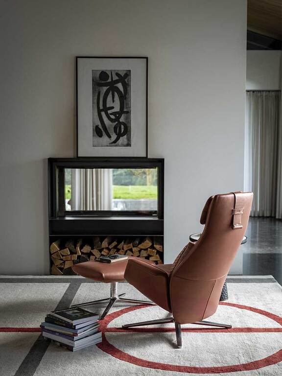 Poltrona Frau Downtown Lounge Pouf