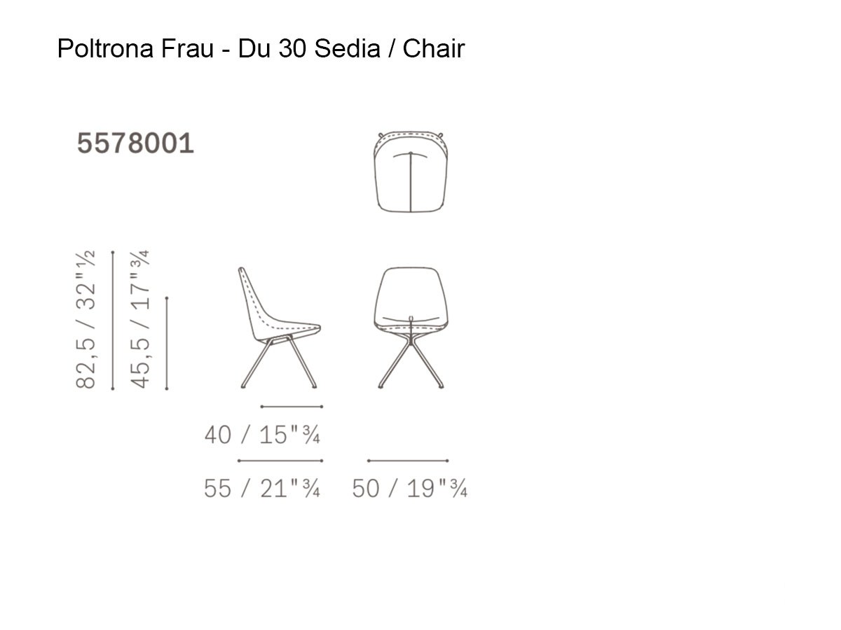 Poltrona Frau Du 30 Chair