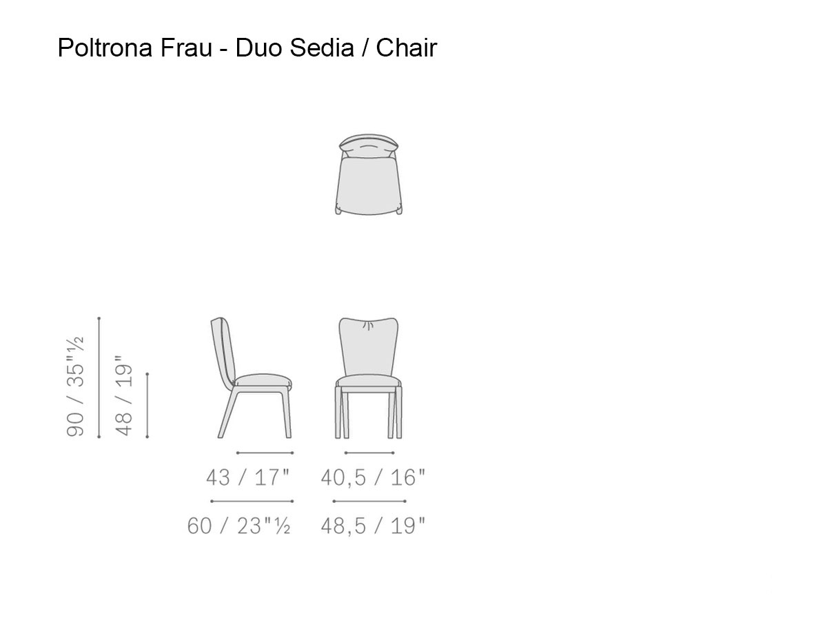 Poltrona Frau Duo Chair