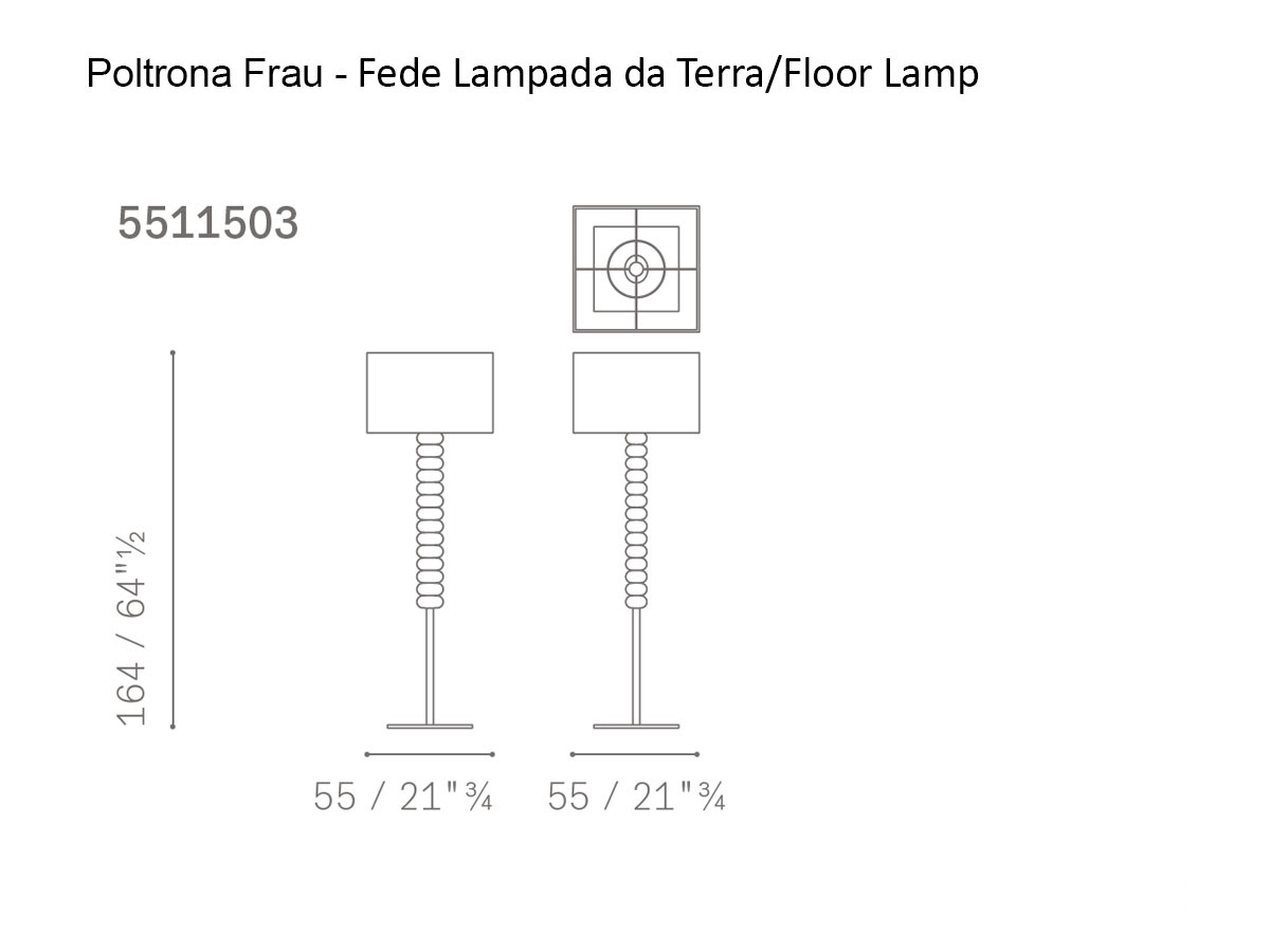 Poltrona Frau Fede Floor Lamp
