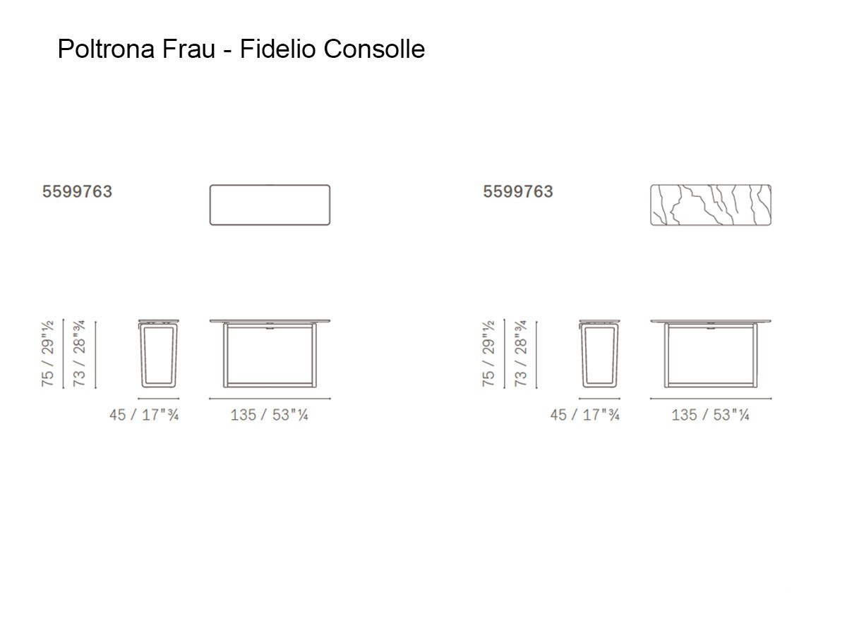 Poltrona Frau Fidelio Console