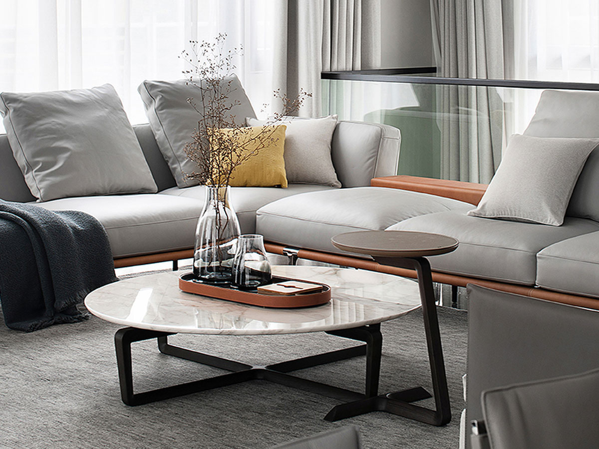 Poltrona Frau Fidelio Collection Round Coffee Tables