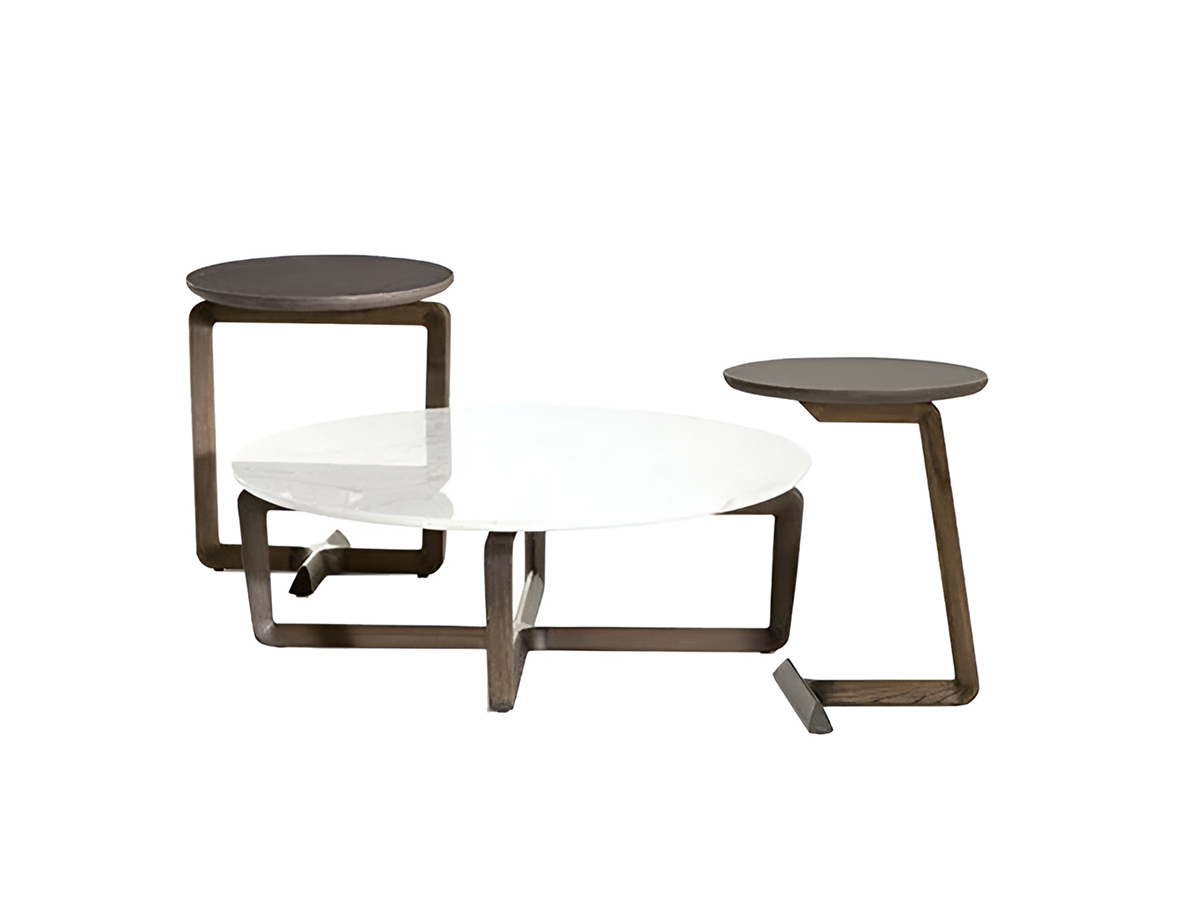 Poltrona Frau Fidelio Collection Round Coffee Tables
