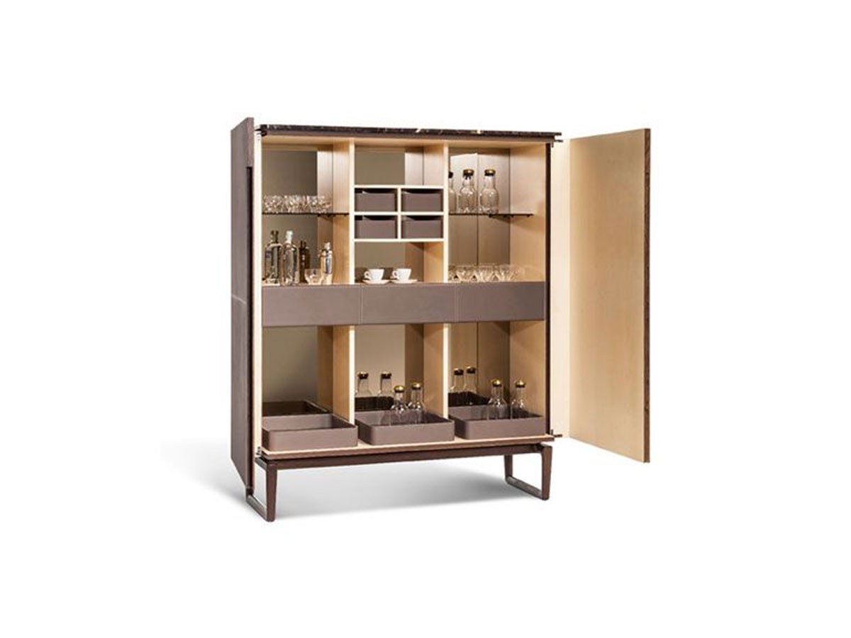 Poltrona Frau Fidelio Collection Bar Cabinet