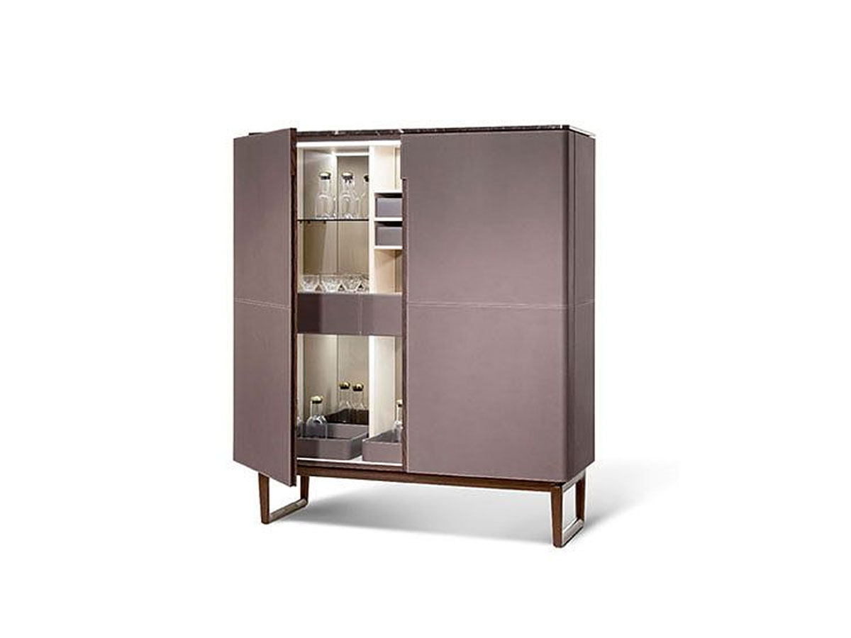 Poltrona Frau Fidelio Collection Bar Cabinet