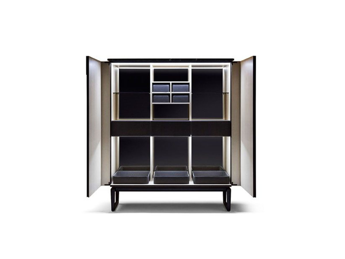 Poltrona Frau Fidelio Collection Bar Cabinet