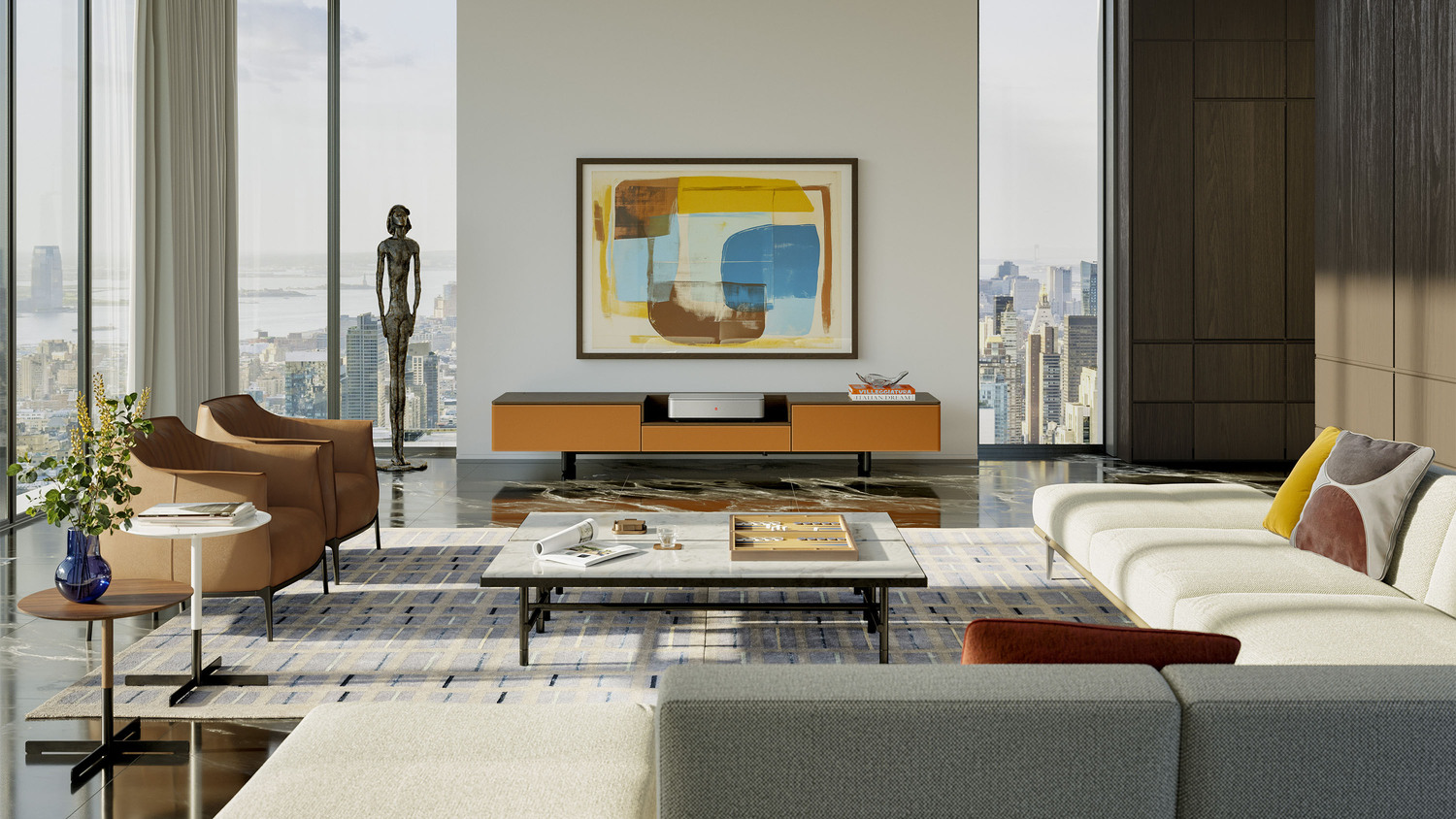Poltrona Frau Fidelio Multimedia Cabinet Or Leica