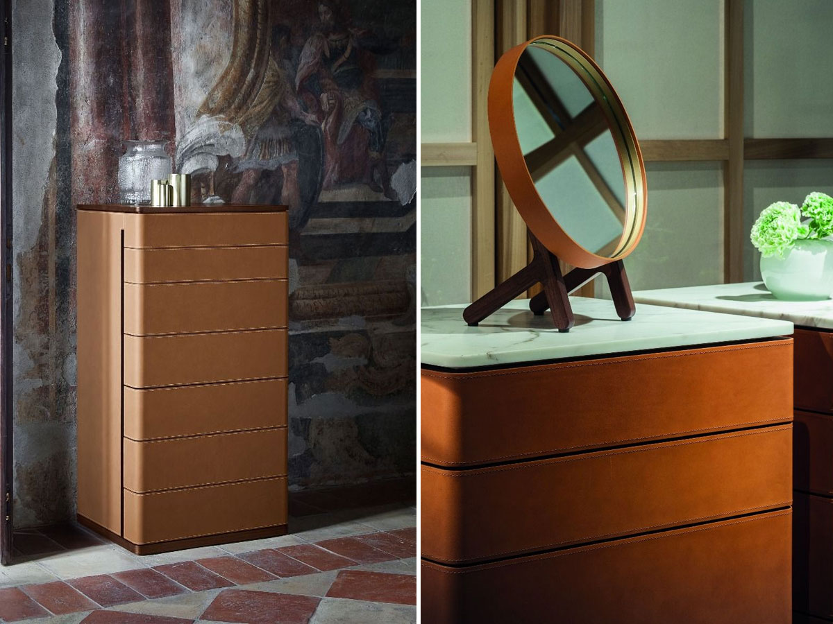 Poltrona Frau Fidelio Notte High Chest Of Drawers