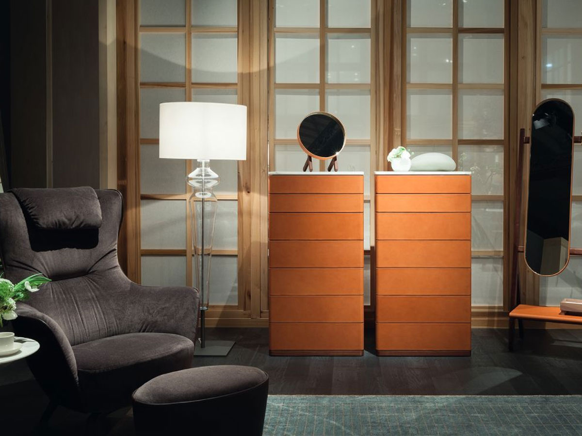 Poltrona Frau Fidelio Notte High Chest Of Drawers