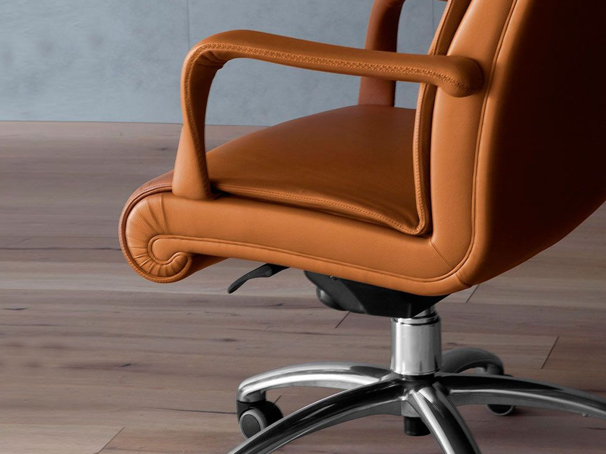 Poltrona Frau Forum Office Armchair Leather Frau Color System