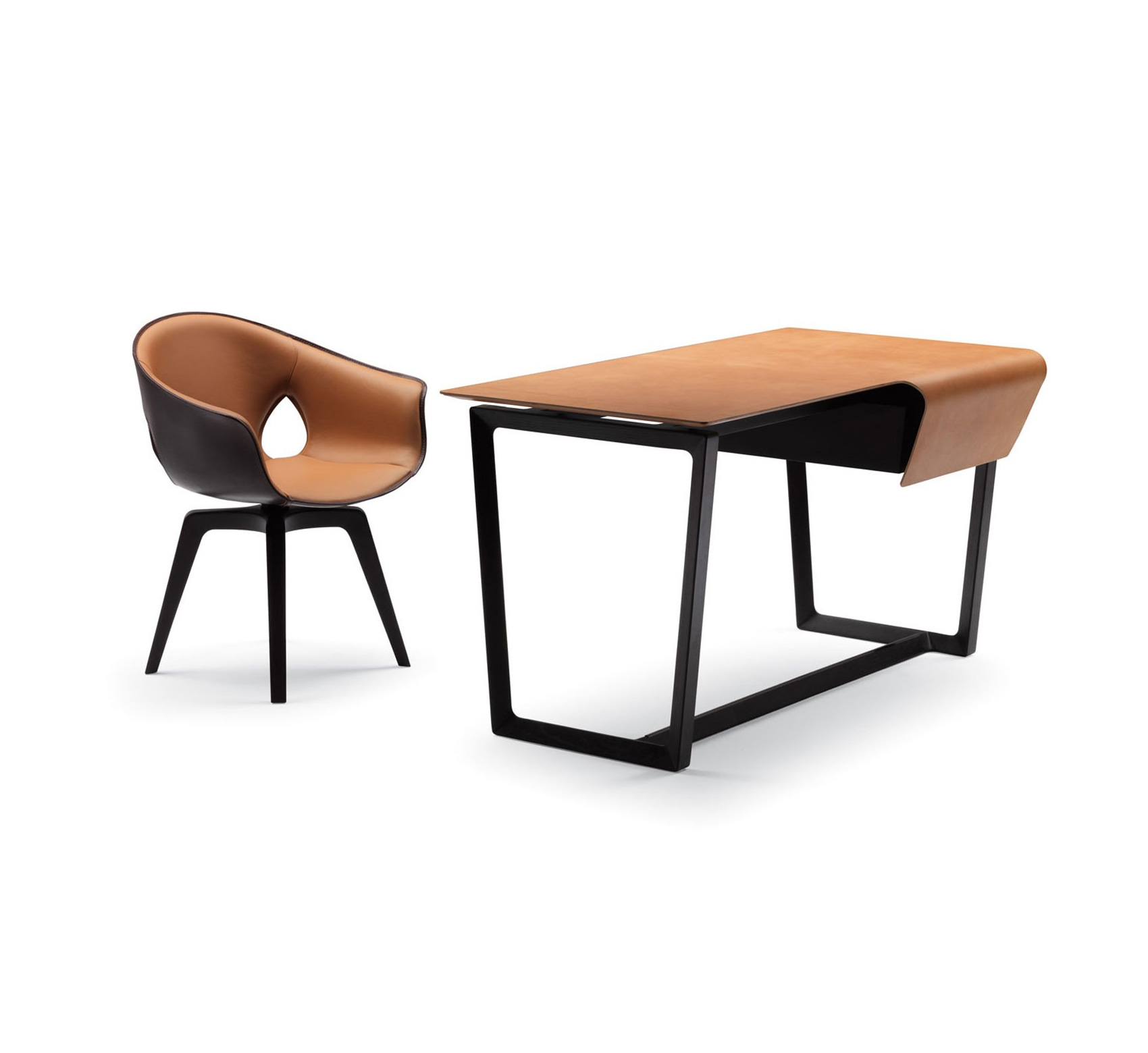 Poltrona Frau Fred Desk Leather