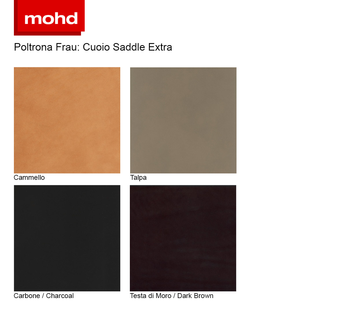 Poltrona Frau Fred Desk Leather
