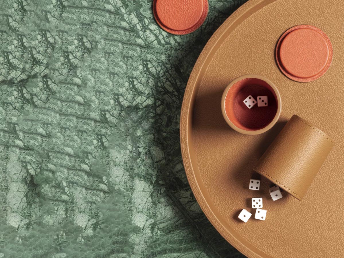 Poltrona Frau Games Collection Dice Set Tray