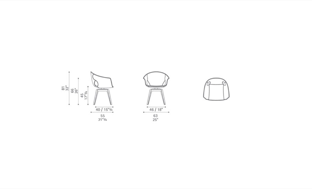 Poltrona Frau Ginger Chair Saddle Extra Leather Fraur