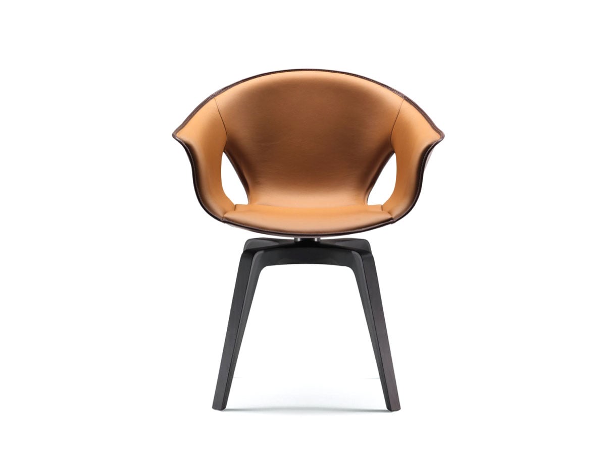 Poltrona Frau Ginger Chair Saddle Extra Leather Fraur