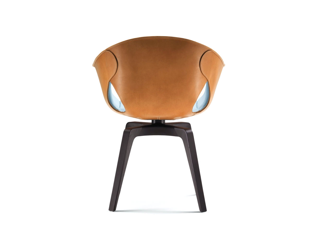 Poltrona Frau Ginger Chair Saddle Extra Leather Fraur