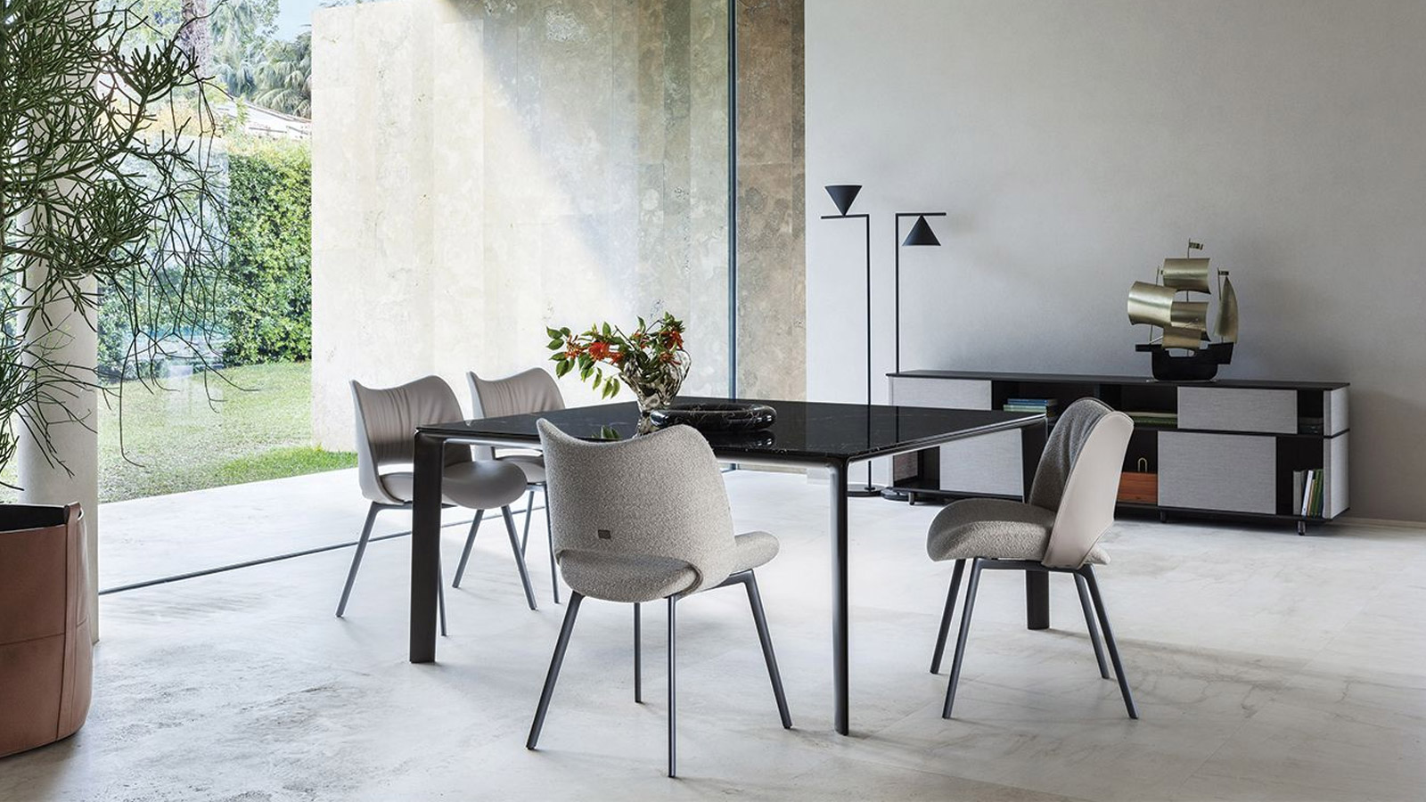 Poltrona Frau Homey Table Collection