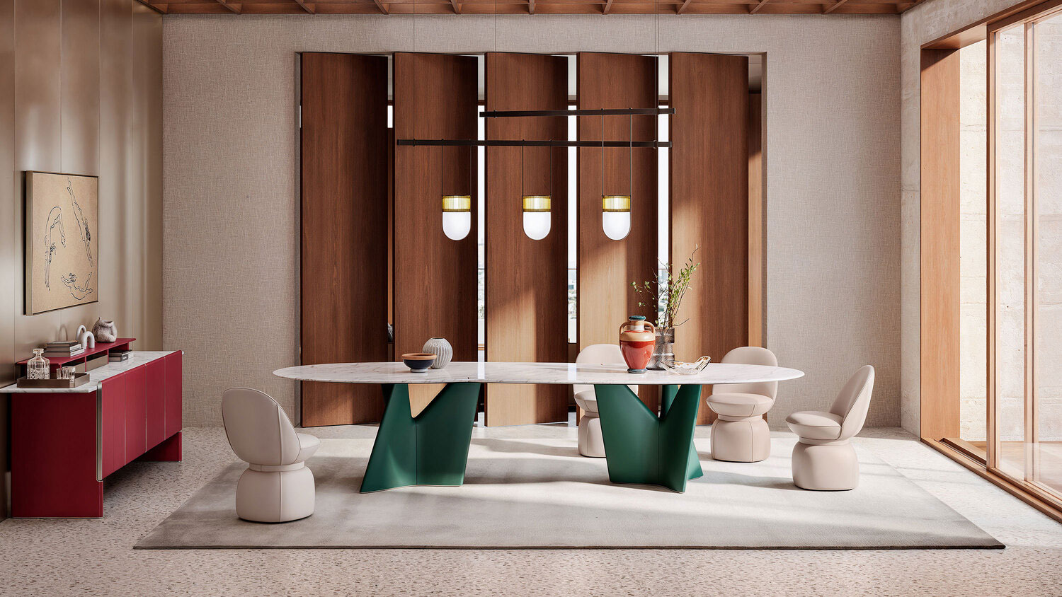Poltrona Frau Infinitamente 20 Table