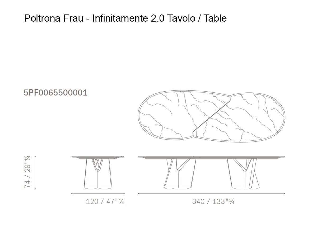 Poltrona Frau Infinitamente 20 Table