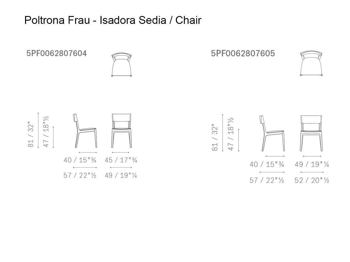 Poltrona Frau Isadora Chair