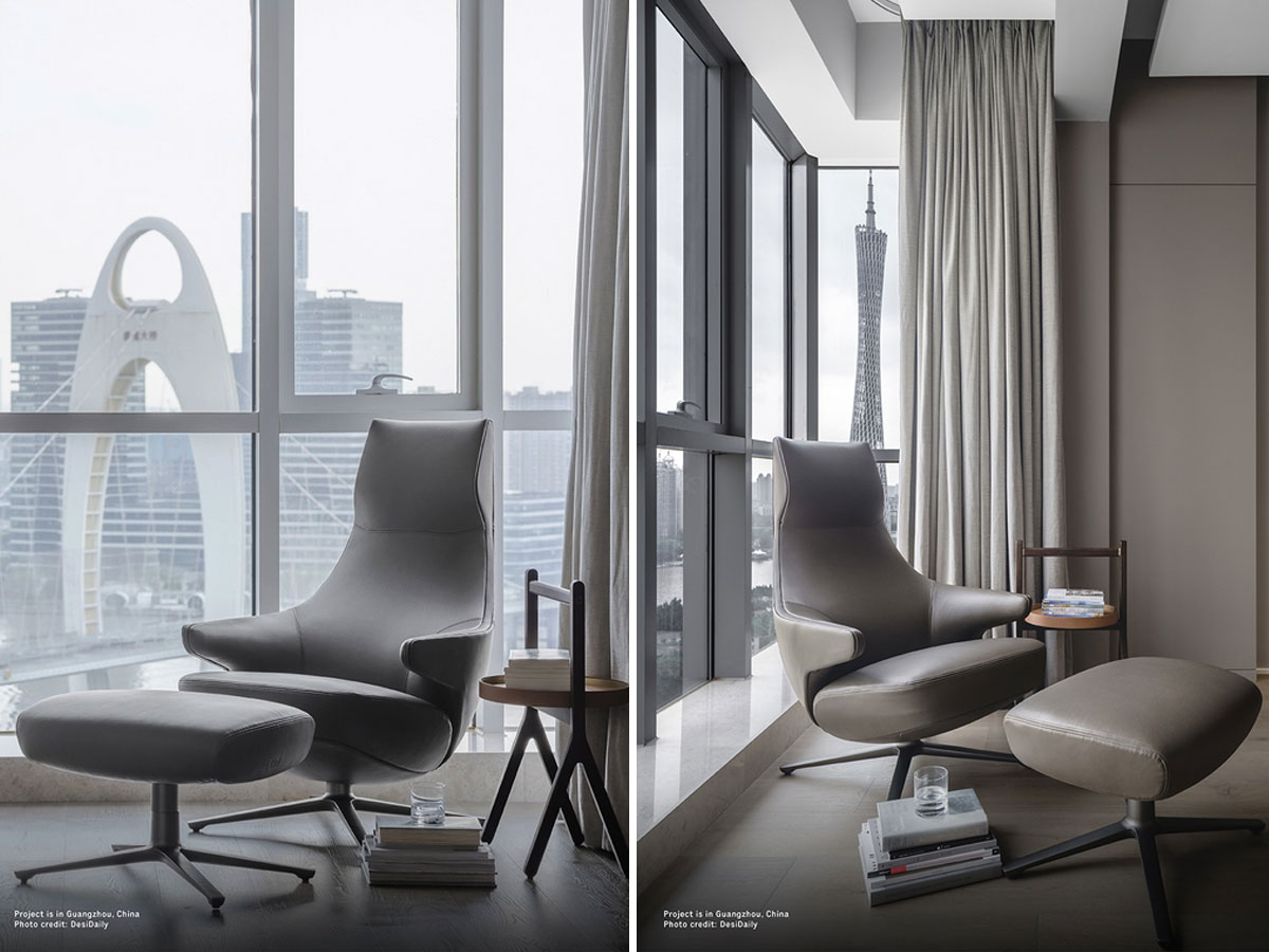 Кресло Poltrona Frau Jay Lounge