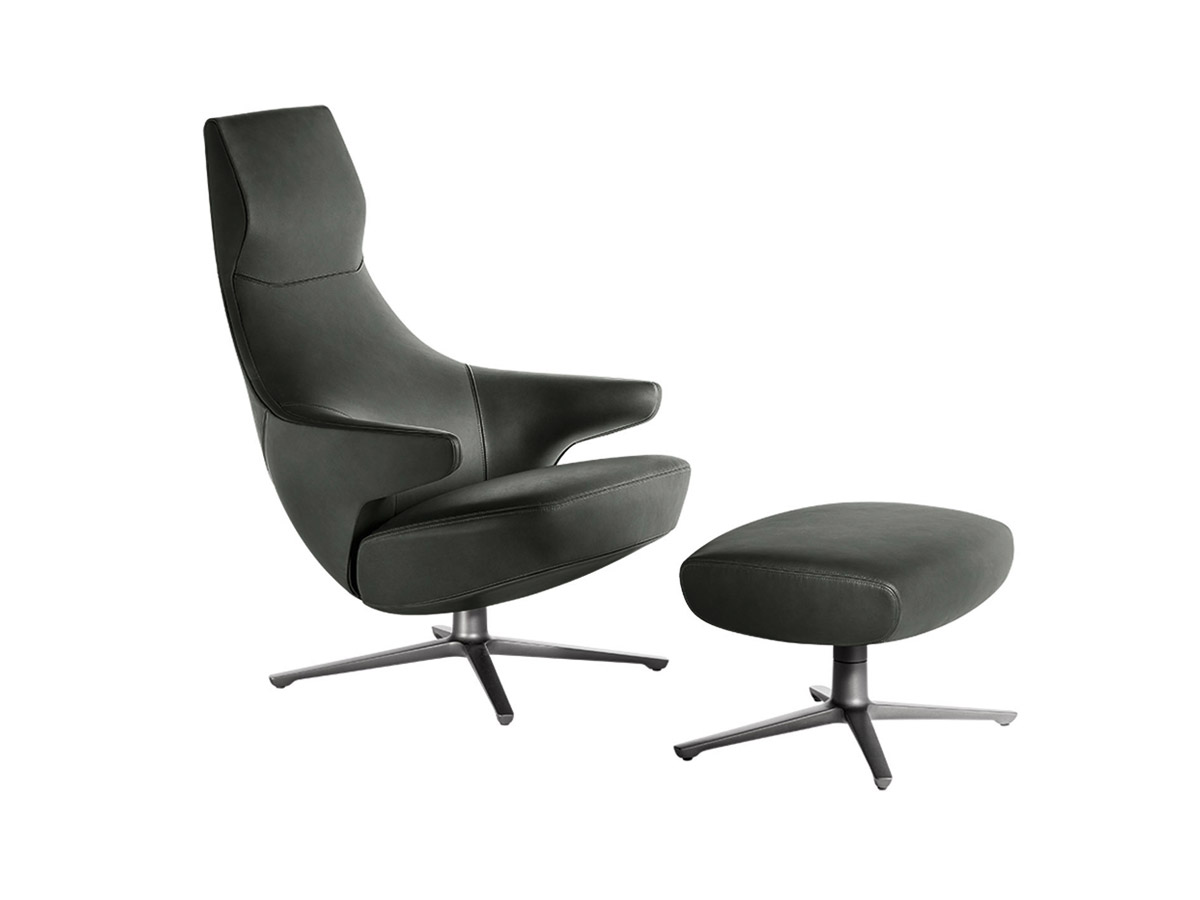 Poltrona Frau Jay Pouf Soul Dusty