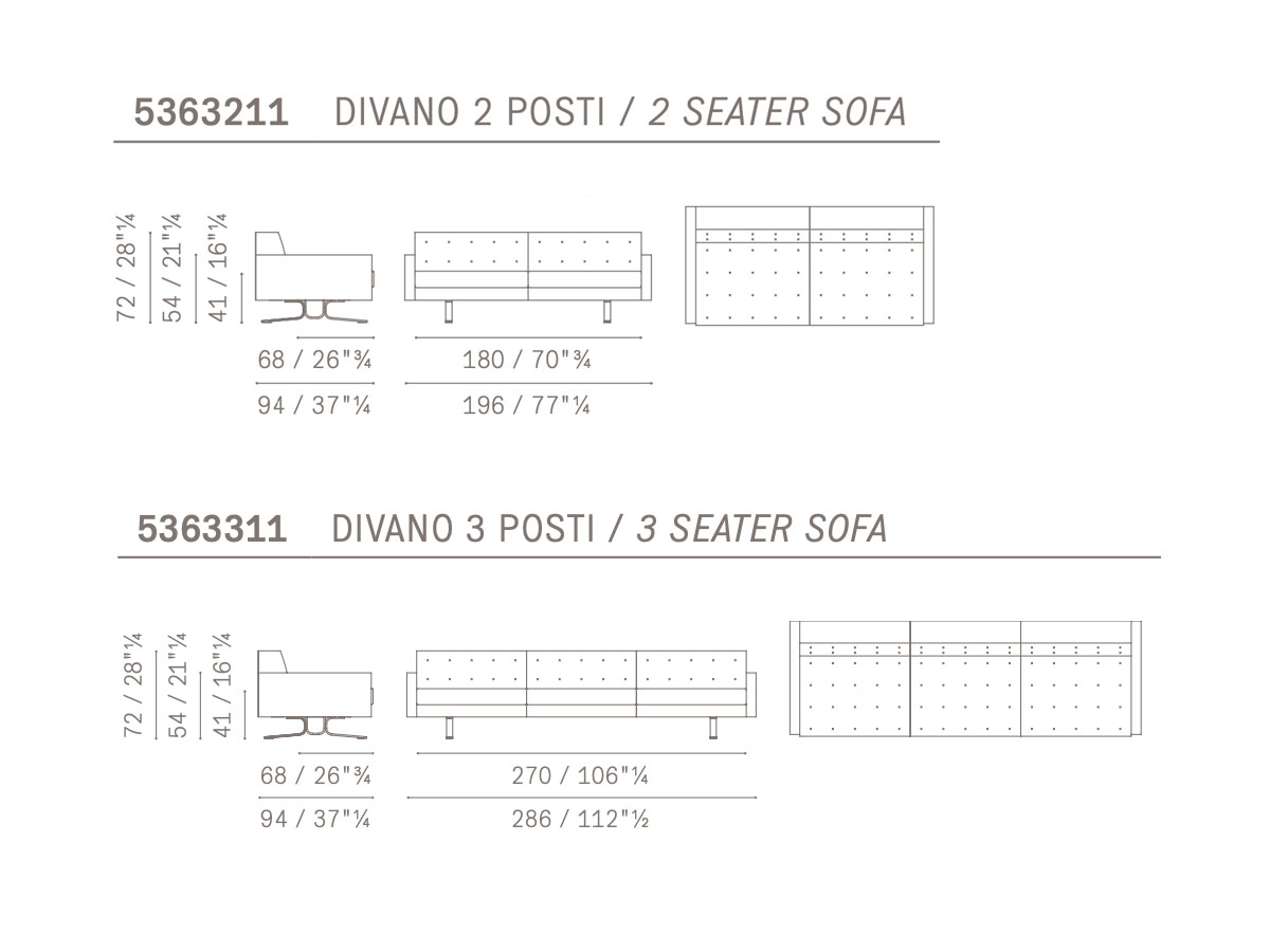 Poltrona Frau Kennedee Sofa
