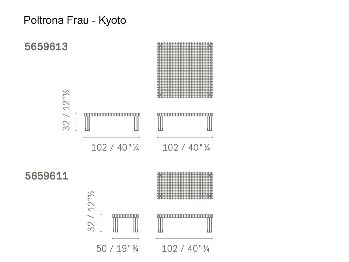 Poltrona Frau Kyoto Coffee Table