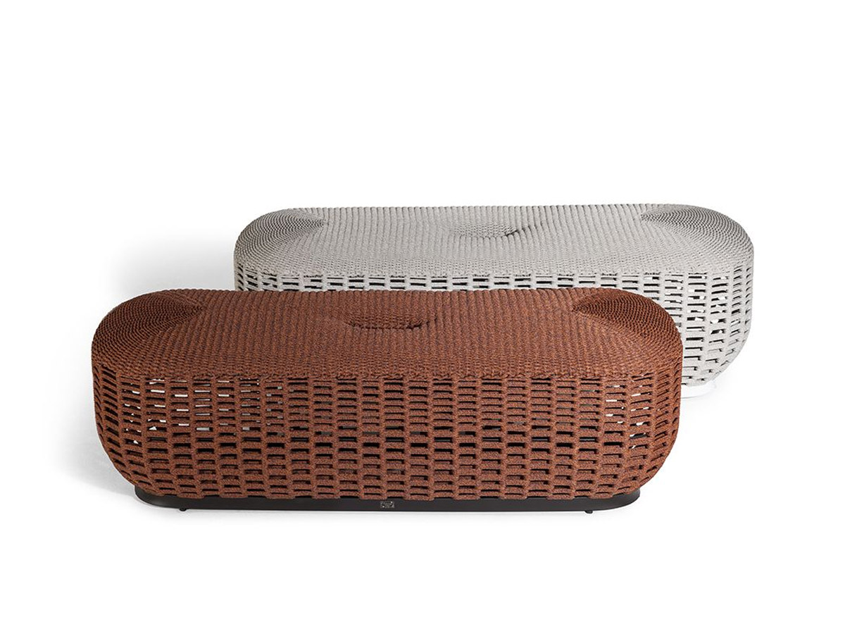 Poltrona Frau Lepli Outdoor Pouf L 121 Cm