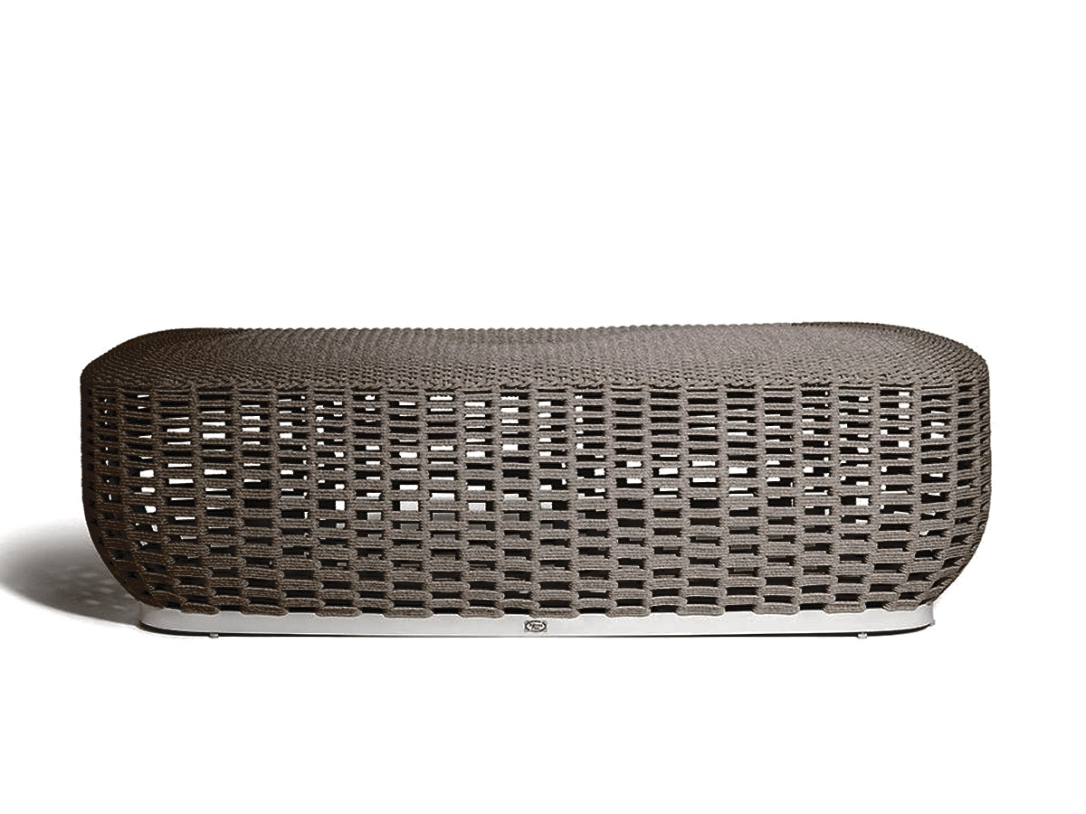 Poltrona Frau Lepli Outdoor Pouf L 121 Cm