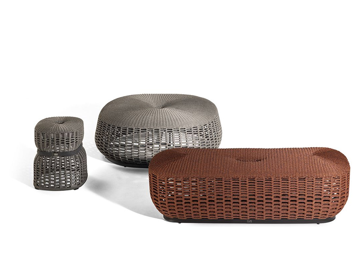 Poltrona Frau Lepli Outdoor Pouf L 121 Cm