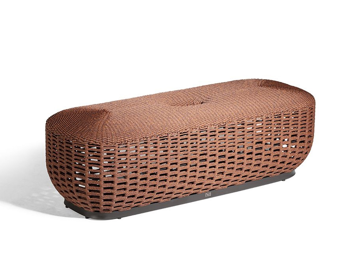 Poltrona Frau Lepli Outdoor Pouf L 121 Cm