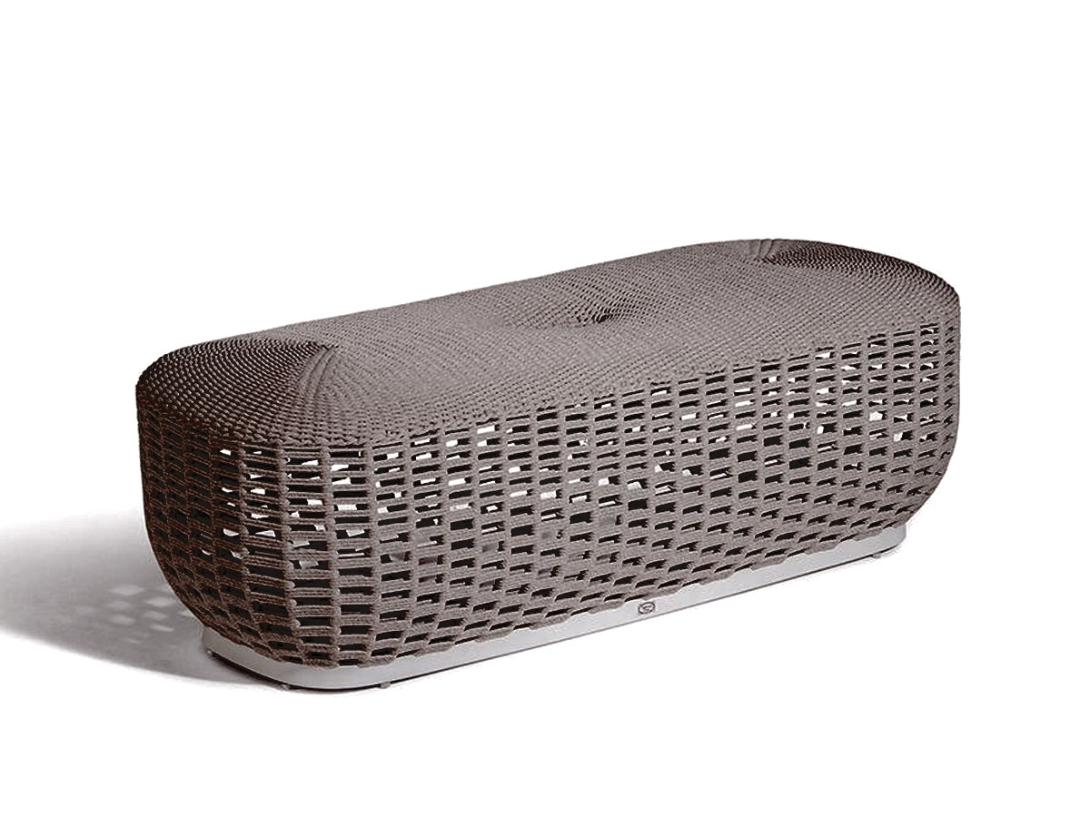 Poltrona Frau Lepli Outdoor Pouf L 121 Cm