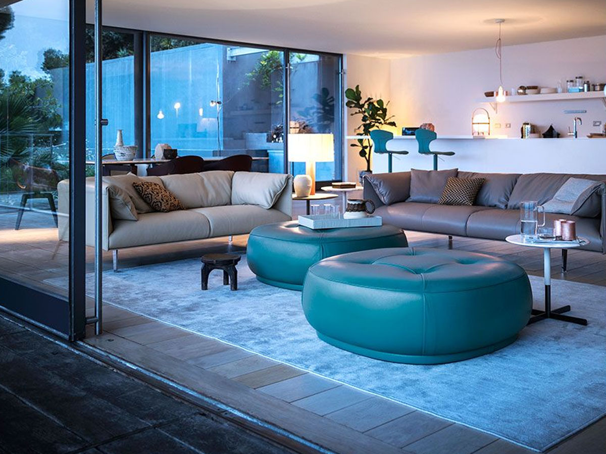 Poltrona Frau Lepli Pouf L 106 Cm