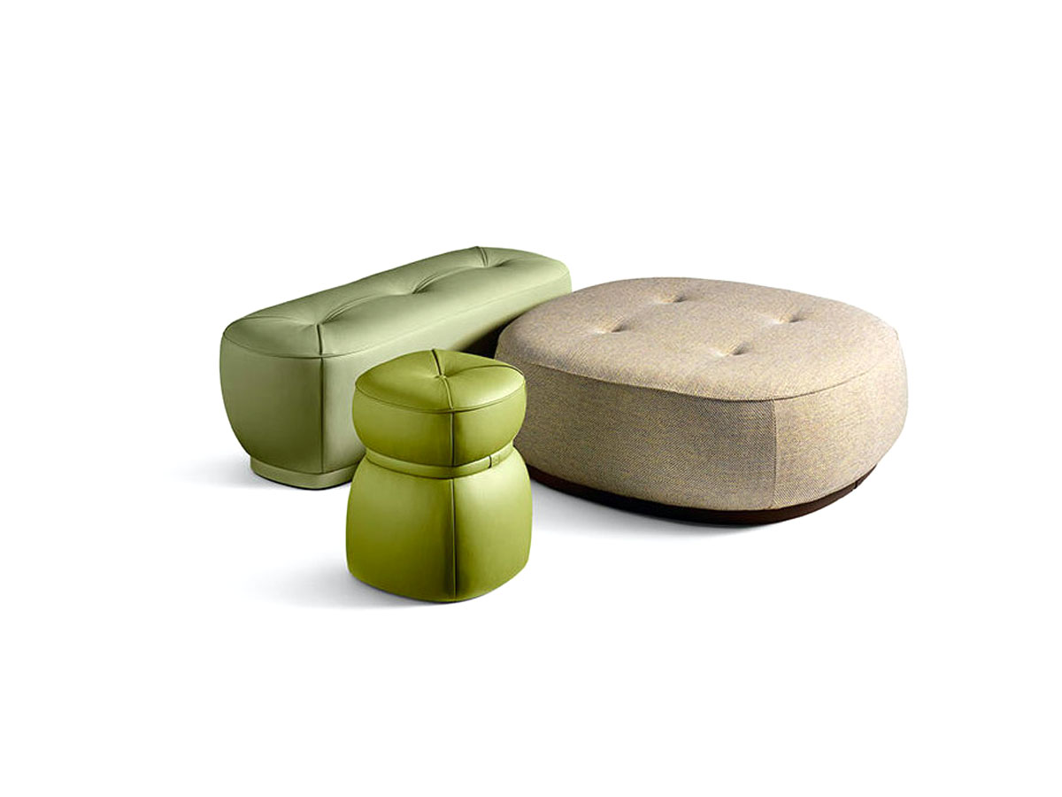 Poltrona Frau Lepli Pouf L 106 Cm