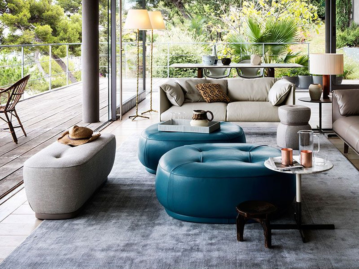 Poltrona Frau Lepli Pouf L 106 Cm